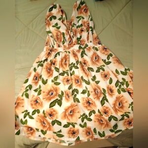 Mini floral fashion nova dress